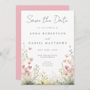 Reserve A Data Delicate Floral Wedding