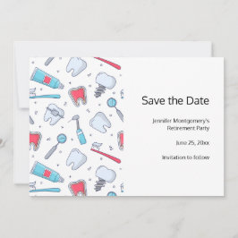 Reserve A Data Dentes e Ferramentas Padrão dentário