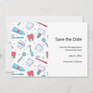 Reserve A Data Dentes e Ferramentas Padrão dentário