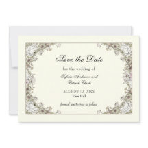 Desenho de flores marfim casamento romântico