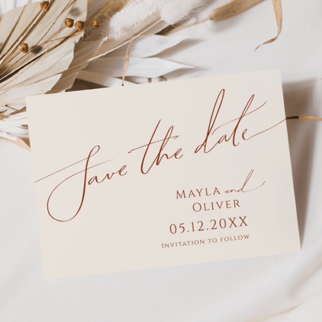 Reserve A Data Deserto Whimsic | bege horizontal (Criador carregado)