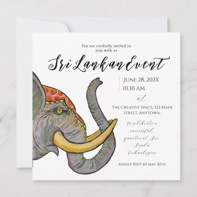 Reserve A Data Design artística do Sri Lanka (Frente)