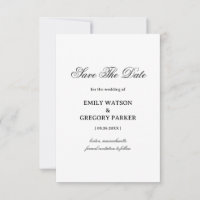 Design de Casamento Minimalista Elegante
