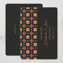 Reserve A Data Design Retro Modernizado para Save the Date