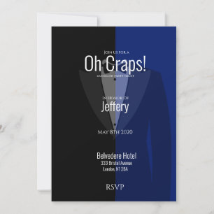 Reserve A Data Despedida de solteiro preto azul, salvar a data