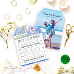 Reserve A Data Destino da Etiqueta de Bagagem Salvar a Data<br><div class="desc">Embarque na jornada de uma vida com a nossa Design de destino personalizado de Mylini. Salve as datas. Extremamente manuseados com amor, essas manobras únicas são mais do que apenas um convite; elas são um texto que dá o tom para seu dia especial. Personalize-os com seus detalhes e receba impressões...</div>