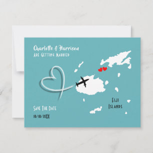 Reserve A Data Destino de Casamento nas Ilhas Fiji Save The Date