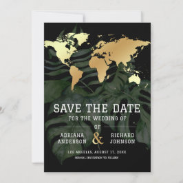 Reserve A Data Destino Tropical Ouro Preto Mapa Mundial Casamento