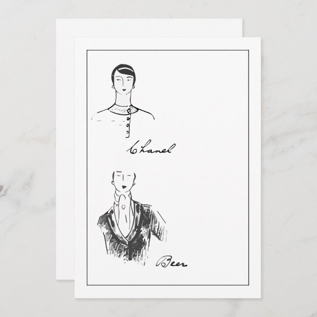 Reserve A Data Detalhes da Moda Francesa de 1925 (Frente/Verso)