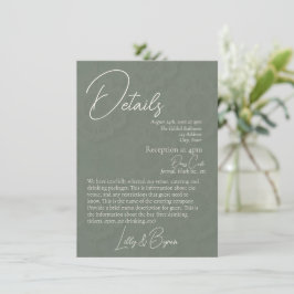 Reserve A Data DETALHES | Detalhes do Casamento