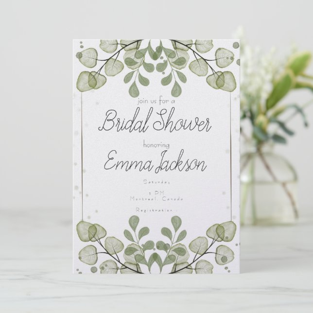 Reserve A Data dia especial do chá de panela (Em pé/Frente)