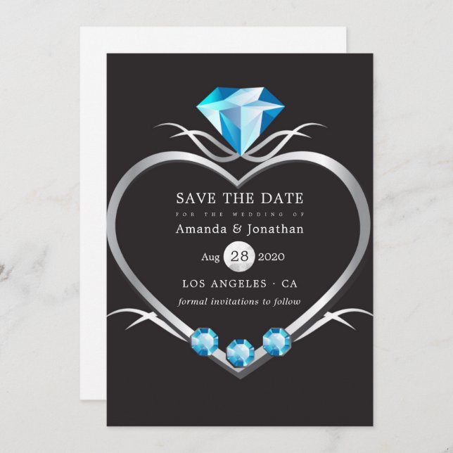 Reserve A Data Diamond Wedding (Frente/Verso)