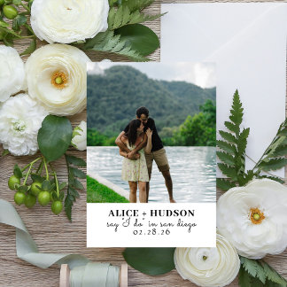 Reserve A Data Diga Sim Casamento Simples