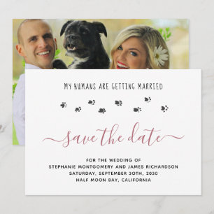 Reserve A Data Diversão Meus Humanos Casando Foto de Casamento de