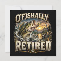 Divertido Ofishally Pesca Pai Avô Aposentadoria