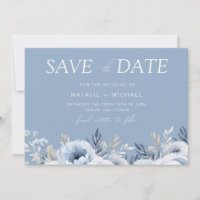 Divino Azul Deslumbrante Casamento Floral