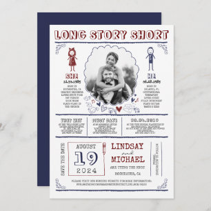 Reserve A Data Divirta-se Casual e Bonito Salve a foto de data