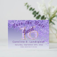 Doce 16 Lente Luminosa Roxa Número 16