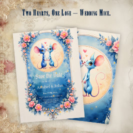 Reserve A Data Dois Corações, Um Amor – Ratinho de Casamento.
