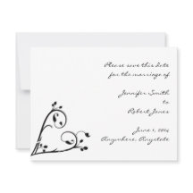 Dois punhos brancos e coração Salvar a data