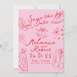 Reserve A Data Doodles Hand Drawn Black White Groom Bride 