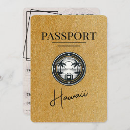Reserve A Data Dourado Hawaii Passport Salvar a Data