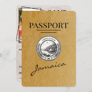Reserve A Data Dourado Jamaica Passport Salvar a data