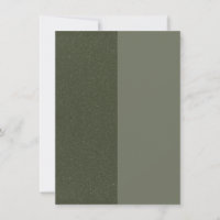 Dual-Tone Musgo Verde Salvar a Data – Personalizáv