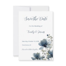 Dusty Blue Botanical Wedding