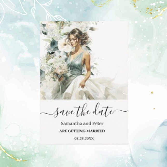 Reserve A Data Dusty Blue Eucalyptus Greenery Salvar a Data (nnounce your special day with elegant dusty blue eucalyptus greenery save the date cards. )