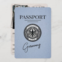 Dusty Blue Germany Passaporte Salvar Data