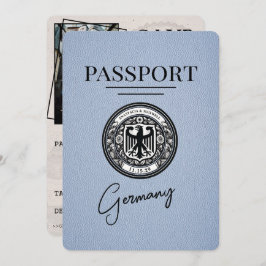 Reserve A Data Dusty Blue Germany Passaporte Salvar Data