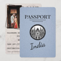 Dusty Blue India Passport Salvar Data