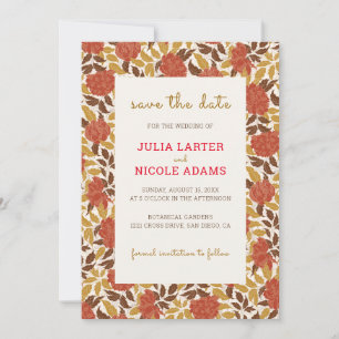 Reserve A Data Dusty Brunt Orange Peony Flowers Casamento outono