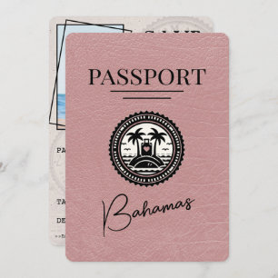 Reserve A Data Dusty Rosa Bahamas Passaporte Salvar Data