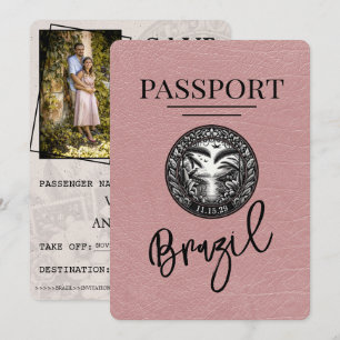 Reserve A Data Dusty Rosa Brasil Passaporte Salvar Data