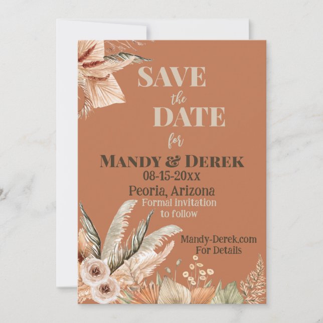 Reserve A Data É Hora de Salvar a Data (Frente)