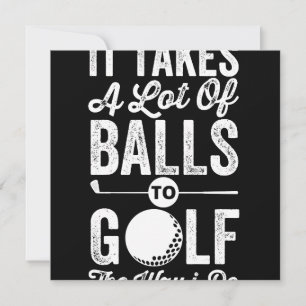 Reserve A Data É preciso muitas bolas para golfe do jeito que eu