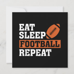 Reserve A Data Eat Sleep Futebol Repita Adorável Futebol Vi