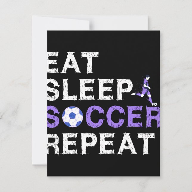 Reserve A Data Eat+Sleep+soccer+Repeat (Frente)