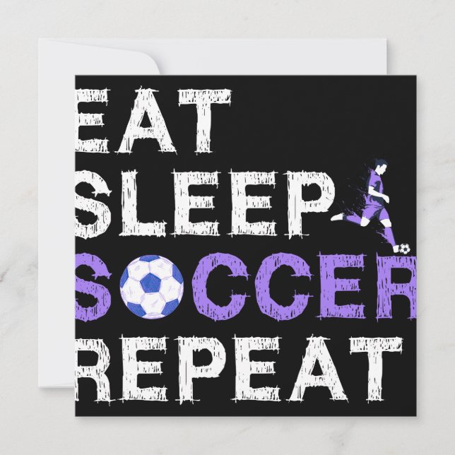 Reserve A Data Eat Sleep Soccer Repeat Shirt Cool Sport Player (Frente)