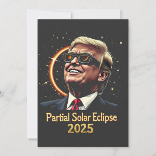 Reserve A Data Eclipse Solar Parcial 2025 Astronomy Trump