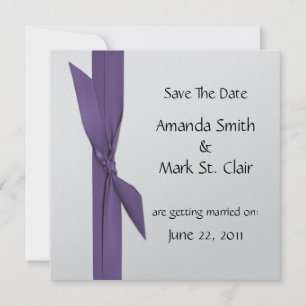 Reserve A Data Economias da prata a data com fita roxa