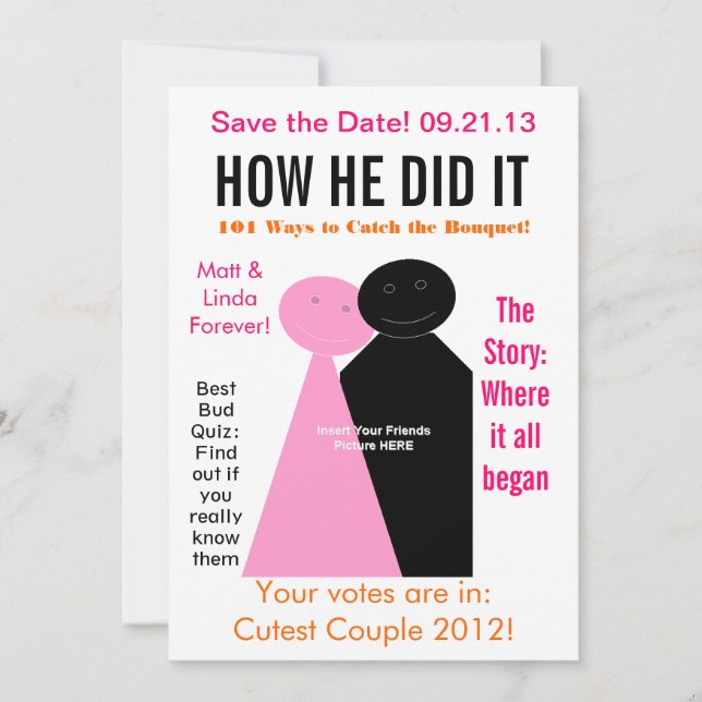 Reserve A Data Edição da Revista Salve a Data (Frente)