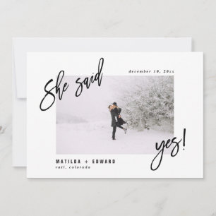 Reserve A Data Ela disse sim!