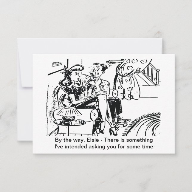 Reserve A Data Ele respondeu à pergunta, Engraçado (Frente)