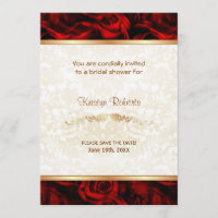 Elegância de rosa vermelha - Chá