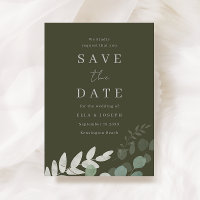 Elegância Divina de Folha Verde Oliva Casamento