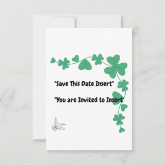 Reserve A Data "Elegância Evergreen - Borda Personalizada de Vest