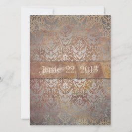 Reserve A Data Elegância Italiana Damasco Toscano Vintage